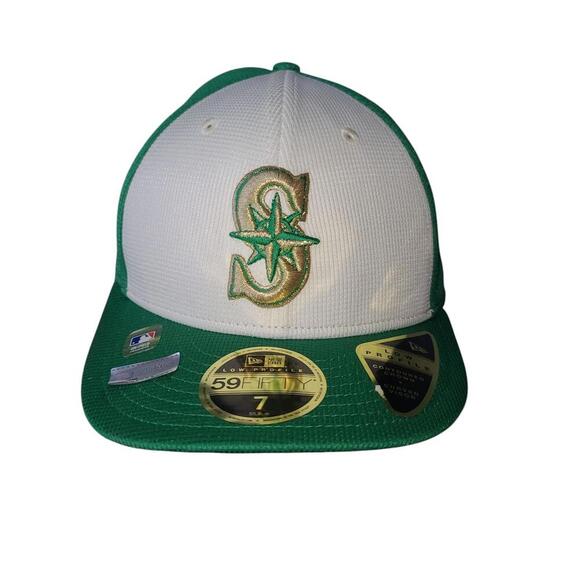 New Era Seattle Mariners Fitted Cap - Size 7 - Picture 1 of 9